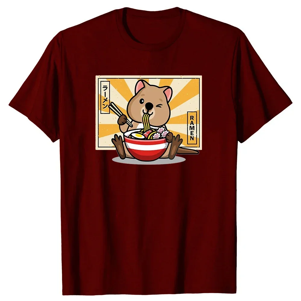 Graphic Cotton Streetwear Short Sleeve Birthday Gifts Summer Style T-shirt Mens Clothing Funny Quokka Australia T Shirts