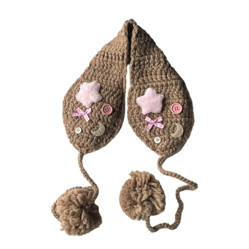 Рисунок 4 - Зимние вязаные крючком уши для подростков