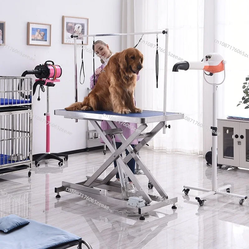 Electric lifting dog grooming tables hydraulic grooming table for sale