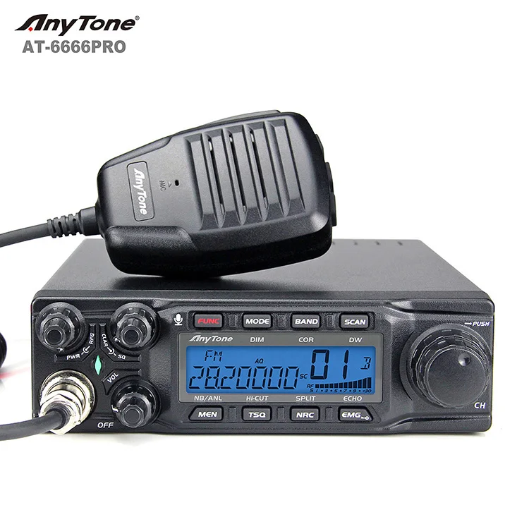 2026 Anytone AT-6666PRO Original SSB Radio - 80W High-Quality CB Transceiver Professional Communication Equipment