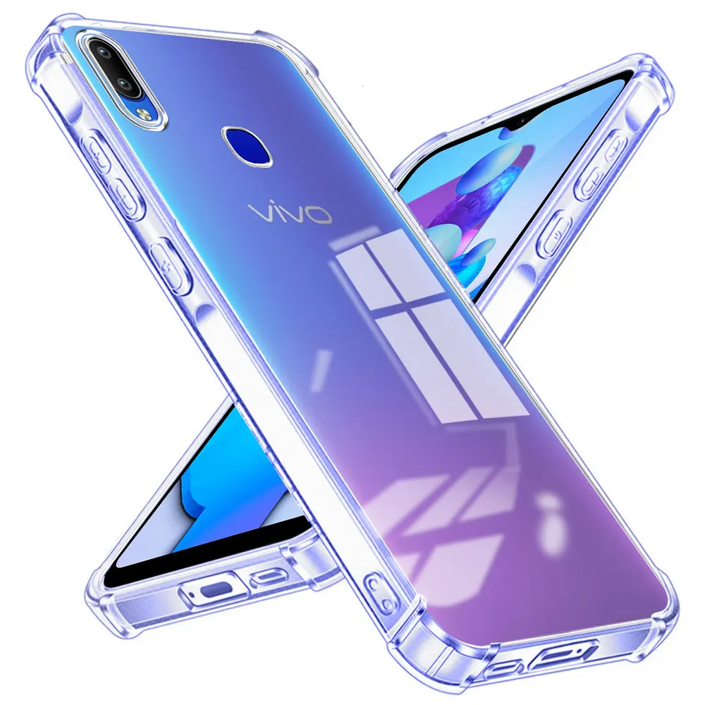 Phone Case For Vivo 1820 1920 1915 1907 1940 2015 Shockproof Case For  Vivo 1816 1817 1814 Transparent Soft Silicone Back Cover