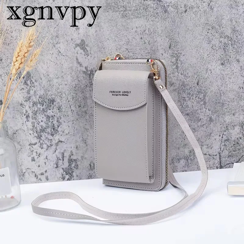 Xgnvpy PU Luxe Handtassen Damestassen voor Dames Dames Handtassen Damestassen Portemonnee Clutch Telefoon Portemonnee Schoudertas