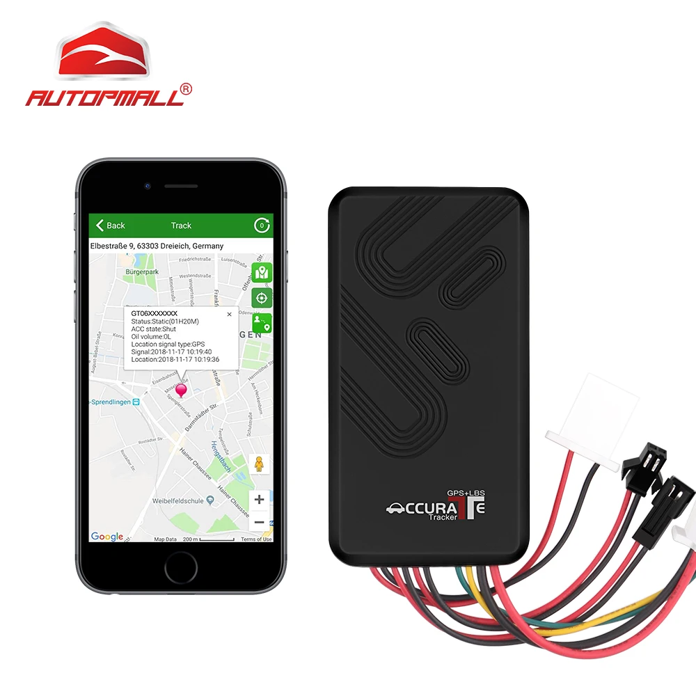 Motocycle Car GPS Tracker 4G GT06 Unlimited SOS Alarm Gps Tracking Device Remote Oil Cut Off Vehicle Locator Door Open Alarm