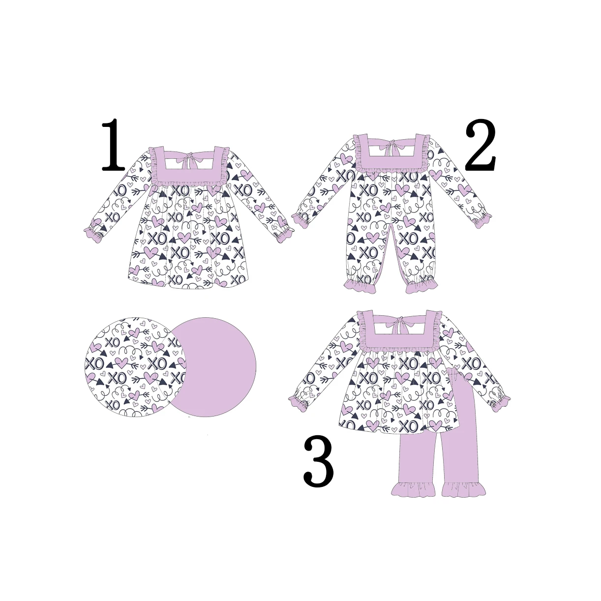 Girl "Xo Heart" Pat… - image