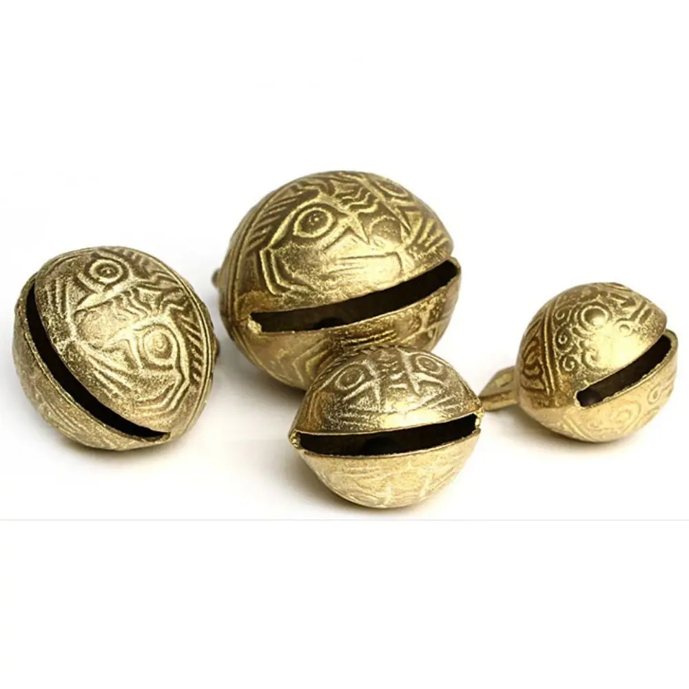 Preciosos campanas Vintage para Collar de perro, campanas de cobre, Mini campanas de latón de 11mm, 14mm, 18mm, 20mm y 53mm, colgantes para manualidades DIY