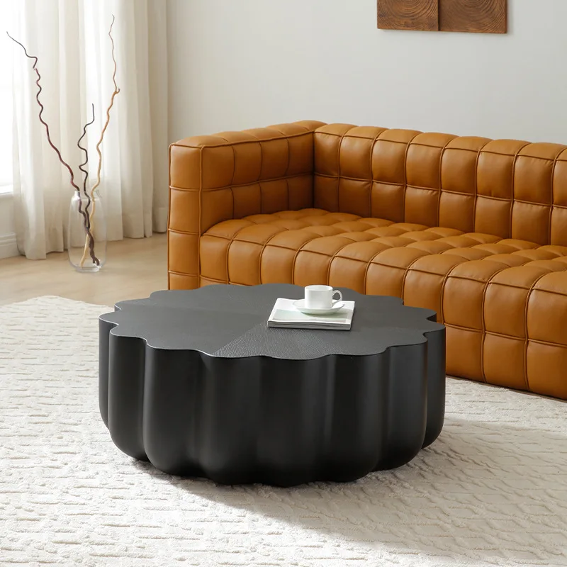 Italian minimalist medieval style petal coffee table living room home special-shaped advanced modern