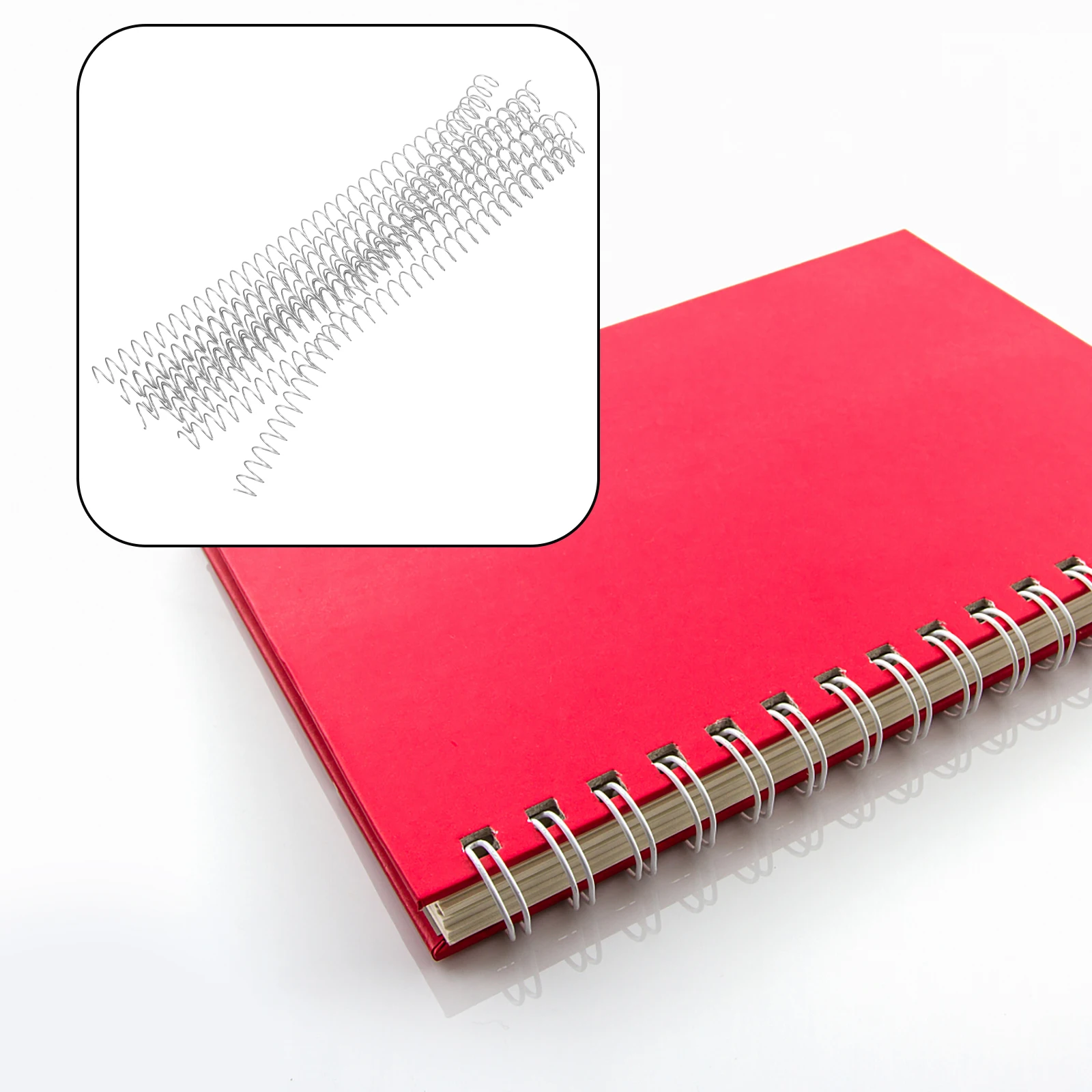 

10Pcs Metal Spiral Coils Loose Leaf Binder Rings Notebook Calendar Binding Spirals for Office School DIY Organizer