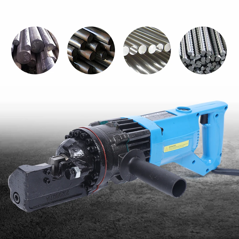 850W Electric Rebar Cutter Hydraulic Crimping Tool Carbon Bolt 4mm-16mm for Steel With A Hardness of 19-25 Degrees