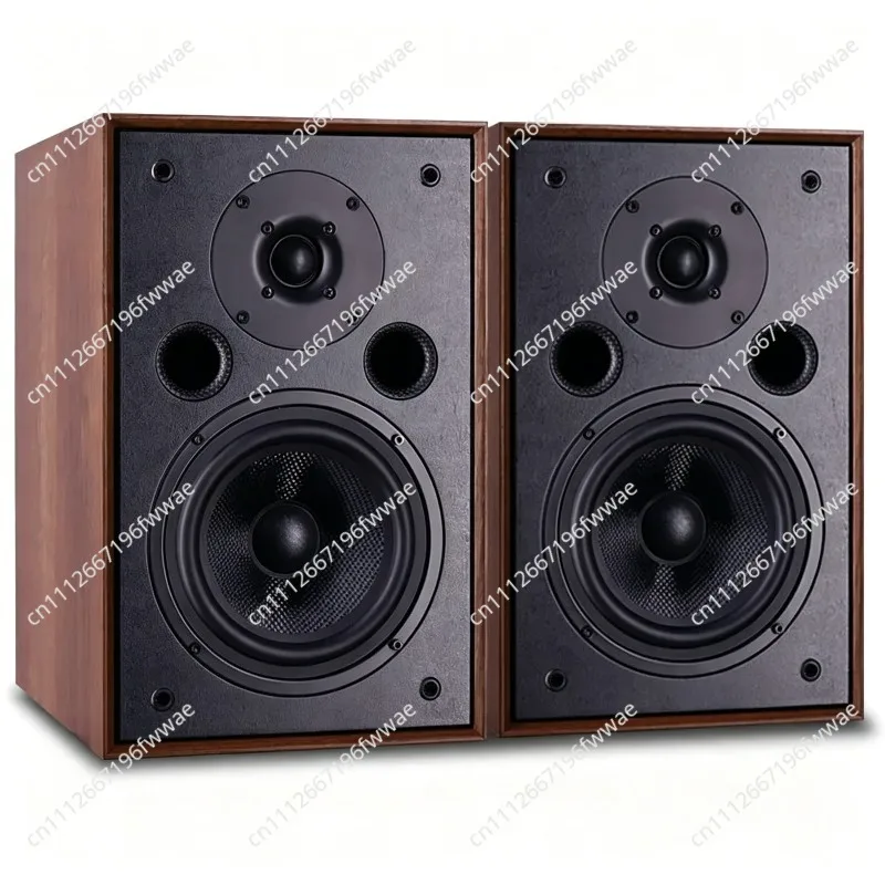 FD62 6,5 Zoll Regallautsprecher HiFi Audiophile Holz-Passivlautsprecher-Paar für Zuhause