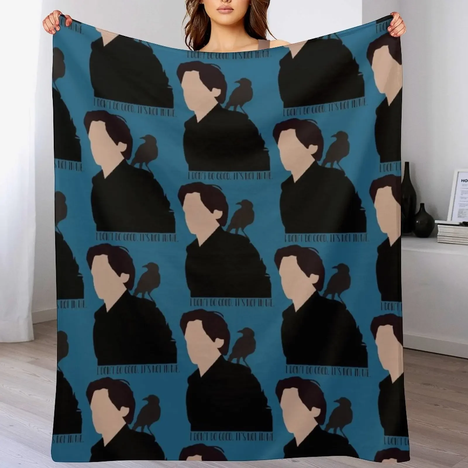 

Damon Salvatore Quote Throw Blanket Fluffy Cozy Throw Blanket for Home Decor
