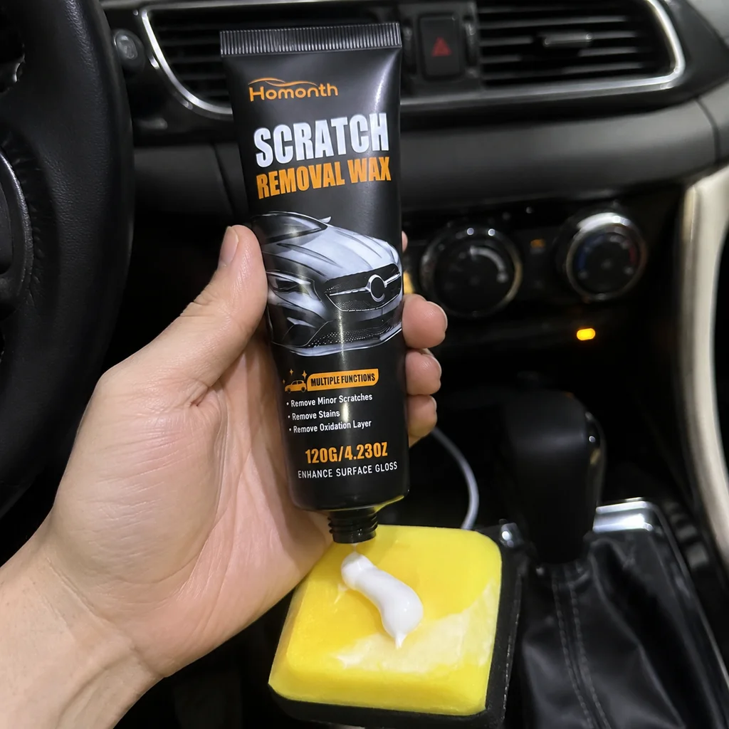 Kratzer-Entfernungs-Set Auto-Kratzer-Entferner Politur Lackschutzschicht-Sicherer Lackreparatur für Auto-Detailing DIY Kratzer-Entferner 120g – Detail 1