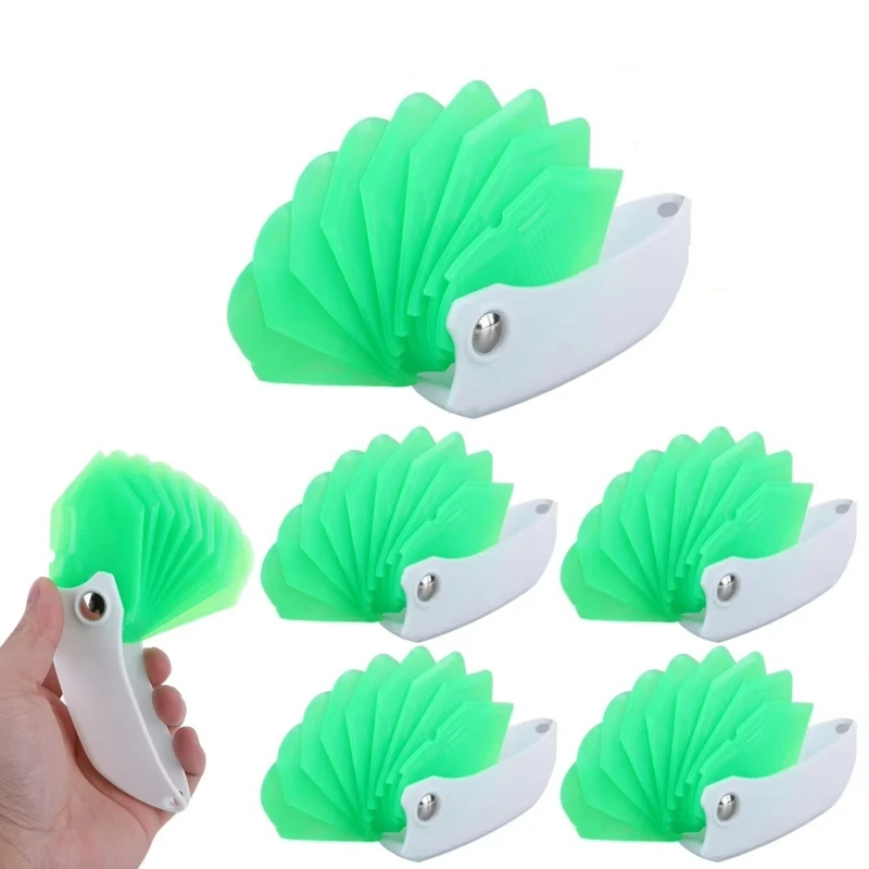 ABPQ-6PCS 9In1 Spatola per calafataggio Strumento multiuso per calafataggio in silicone Cucitura in silicone Dispositivo di rimozione malta portatile per piastrelle e finestre