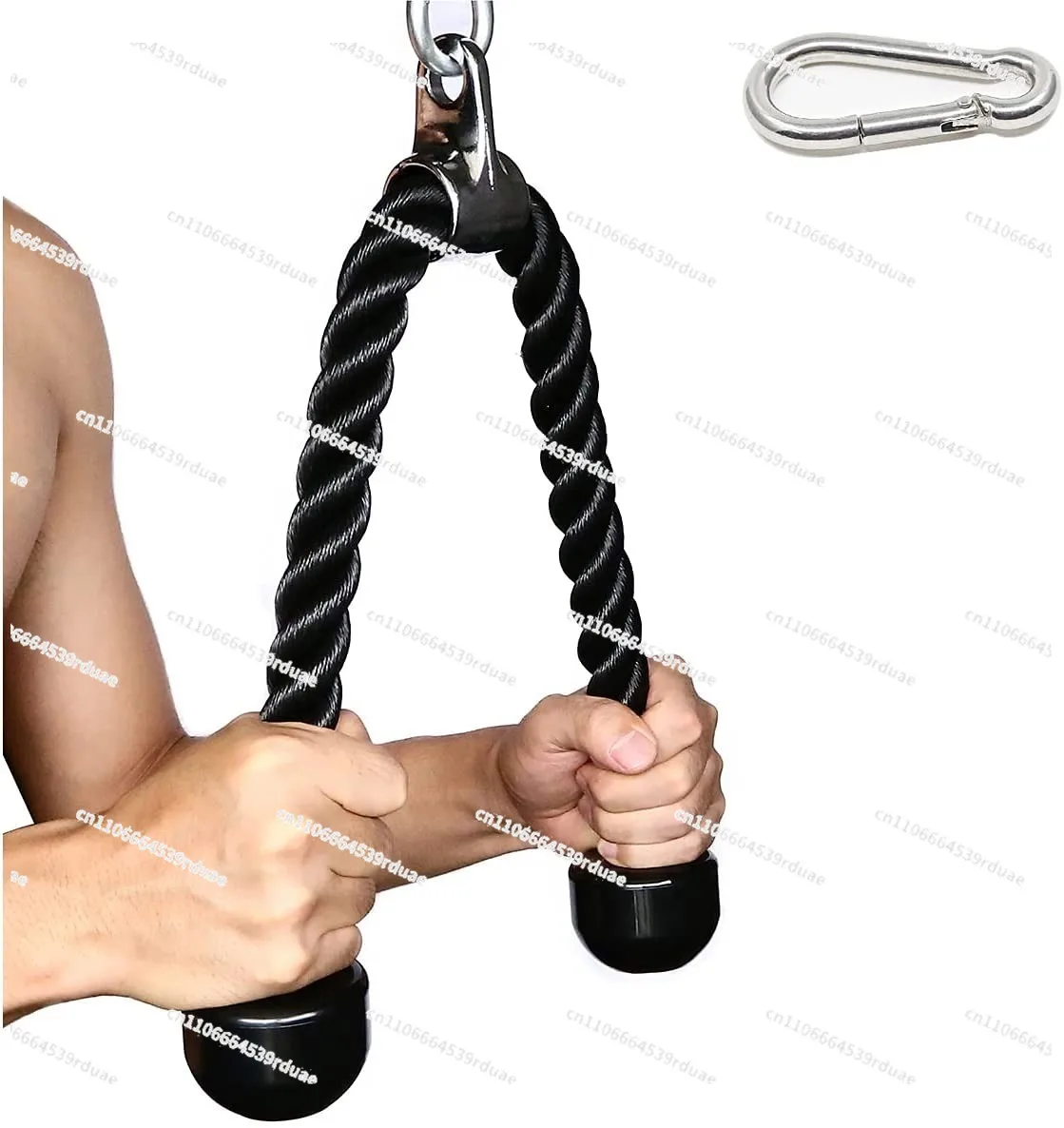 Fitness tension rope high pull-down handle gantry accessories strength training equipment