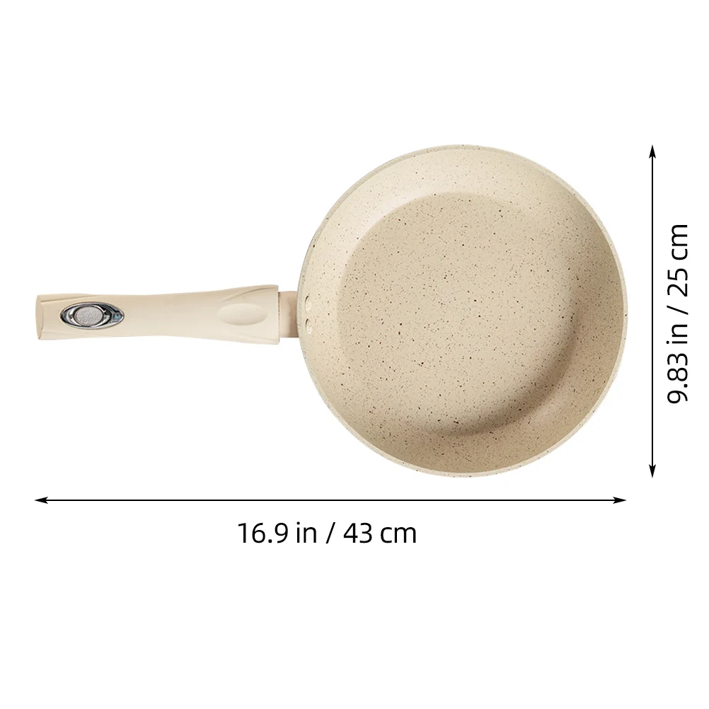 

Non Stick Pan Lightweight Portable Frying Pan Kitchen Cookware Saucepan Aluminum Material Breakfast Steak Cooking