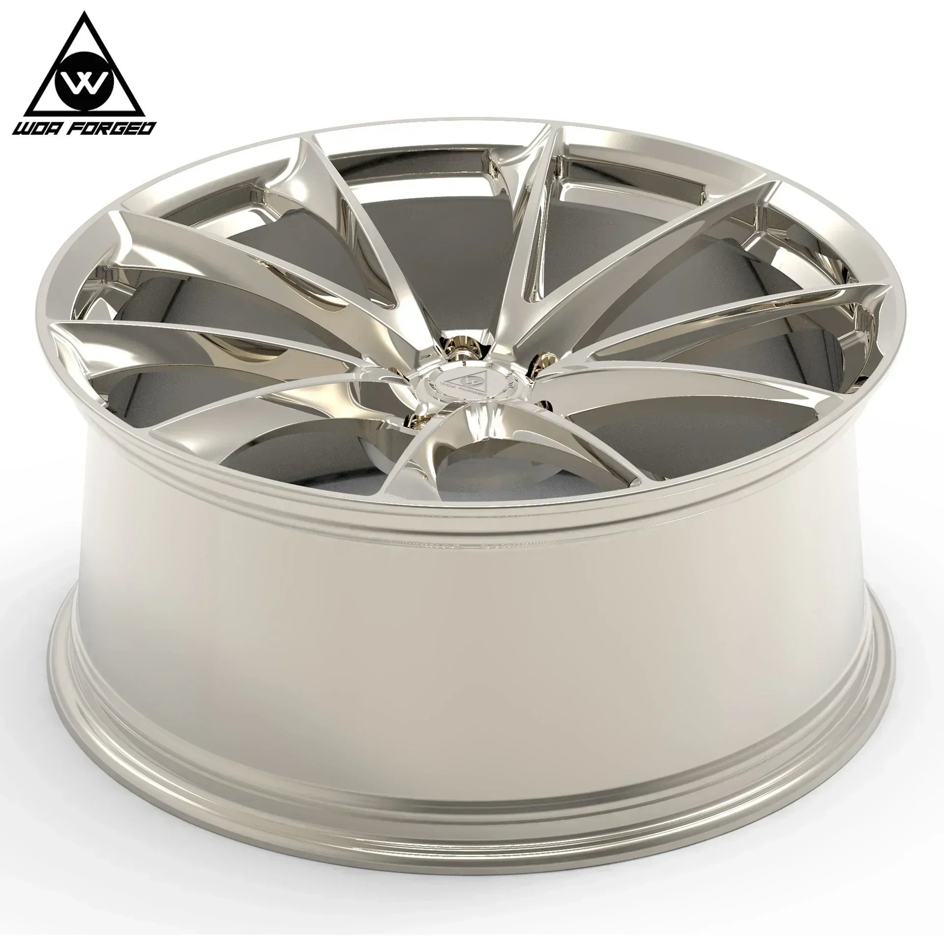 6061-T6 بيع عالمي سعر المصنع 17 18 19 20 21 22 بوصة سيارة الركاب المجمدة الذهب سبائك واضحة عجلات مزورة P204 5x112 5x114.3