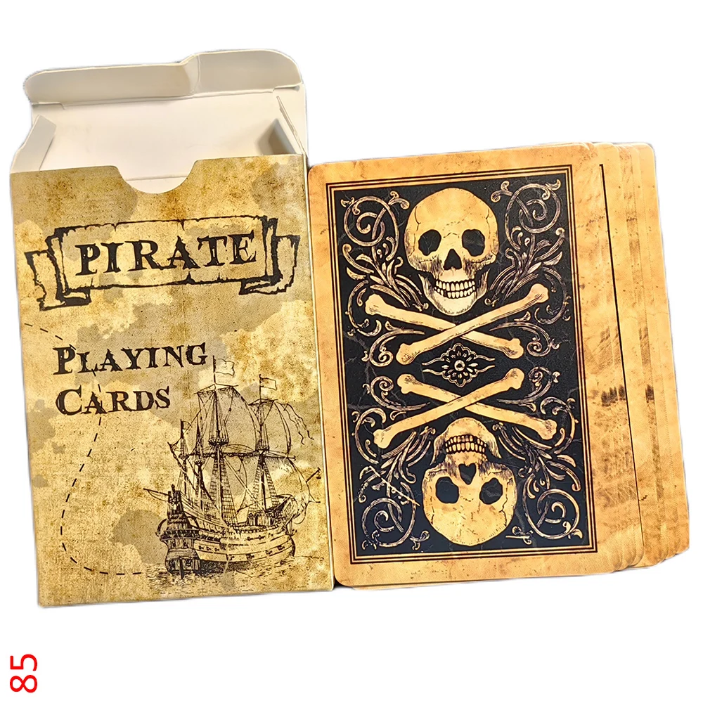 60x90mm Vintage Piraten schiff Spielkarten Piraten der Karibik-Serie Spielkarten Unterhaltung karten für Partys piele