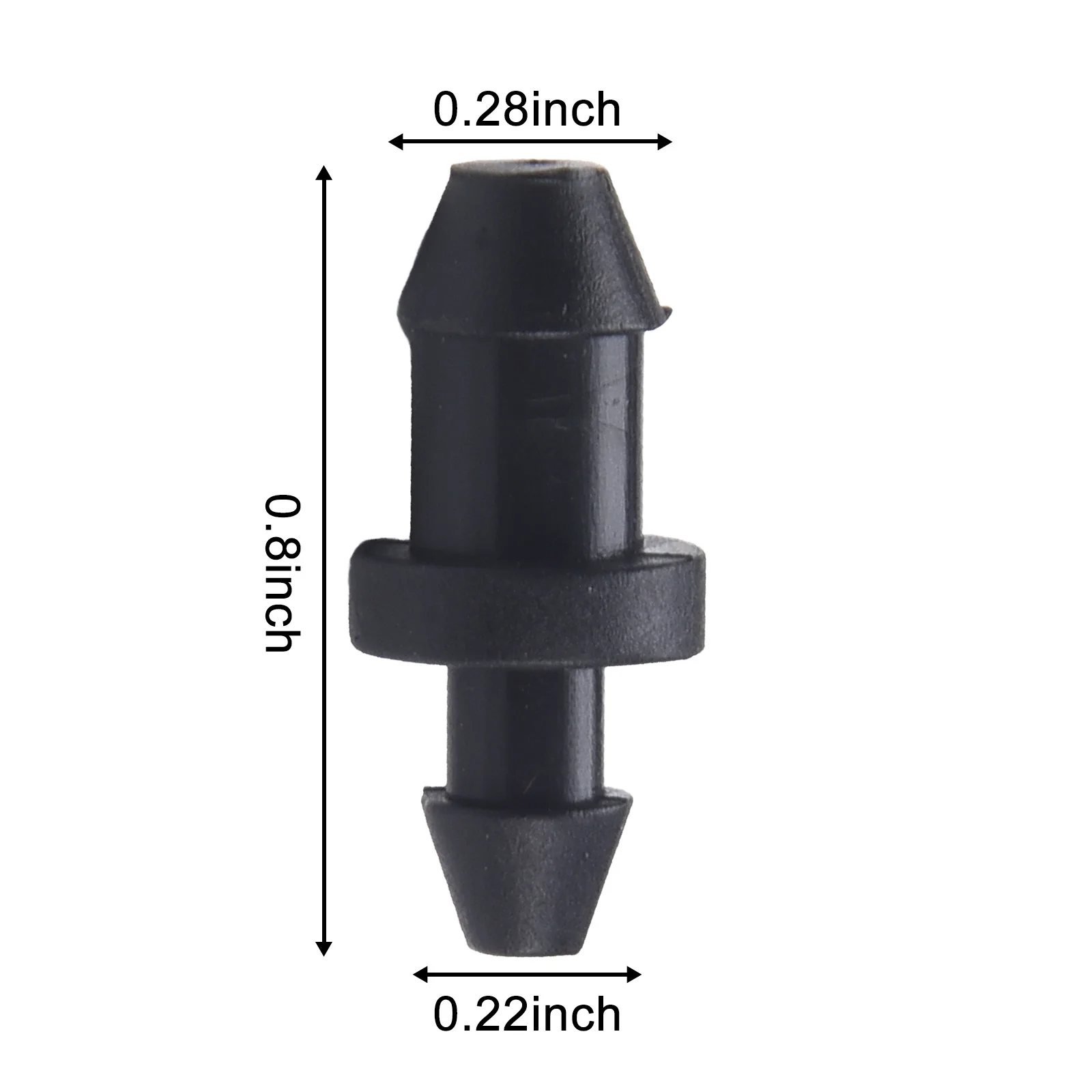 60 Pieces For Drip Irrigation Pipe End Accessories 1/4 Inch for Garden and Lawn Sprinkler Systems Secure Connection