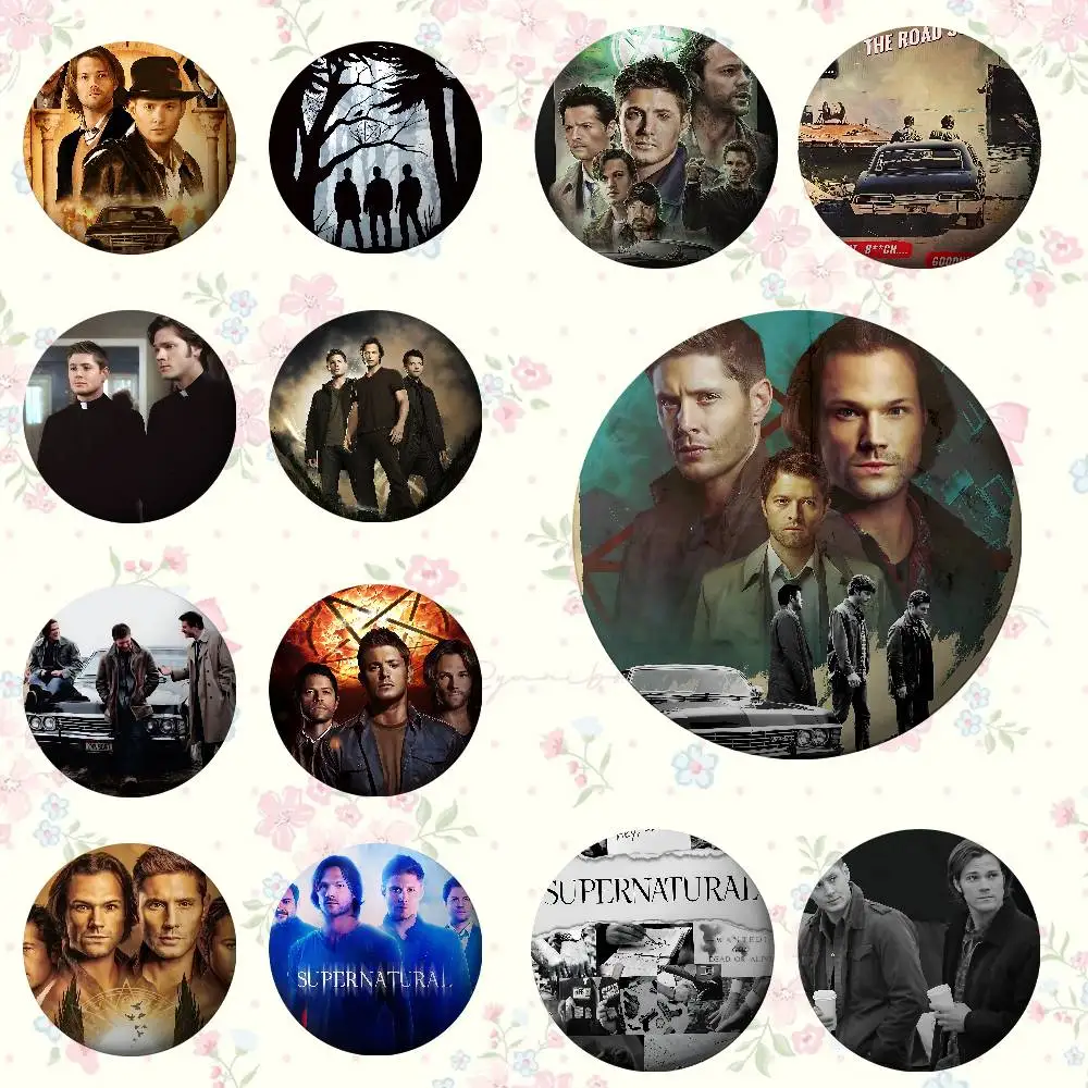 Play-Serie-Supernatural-Film Nordic Abzeichen Weißblech Soft Button Pin Brosche Metall Abzeichen Custom Schmuck Zubehör Hut Tasche Revers