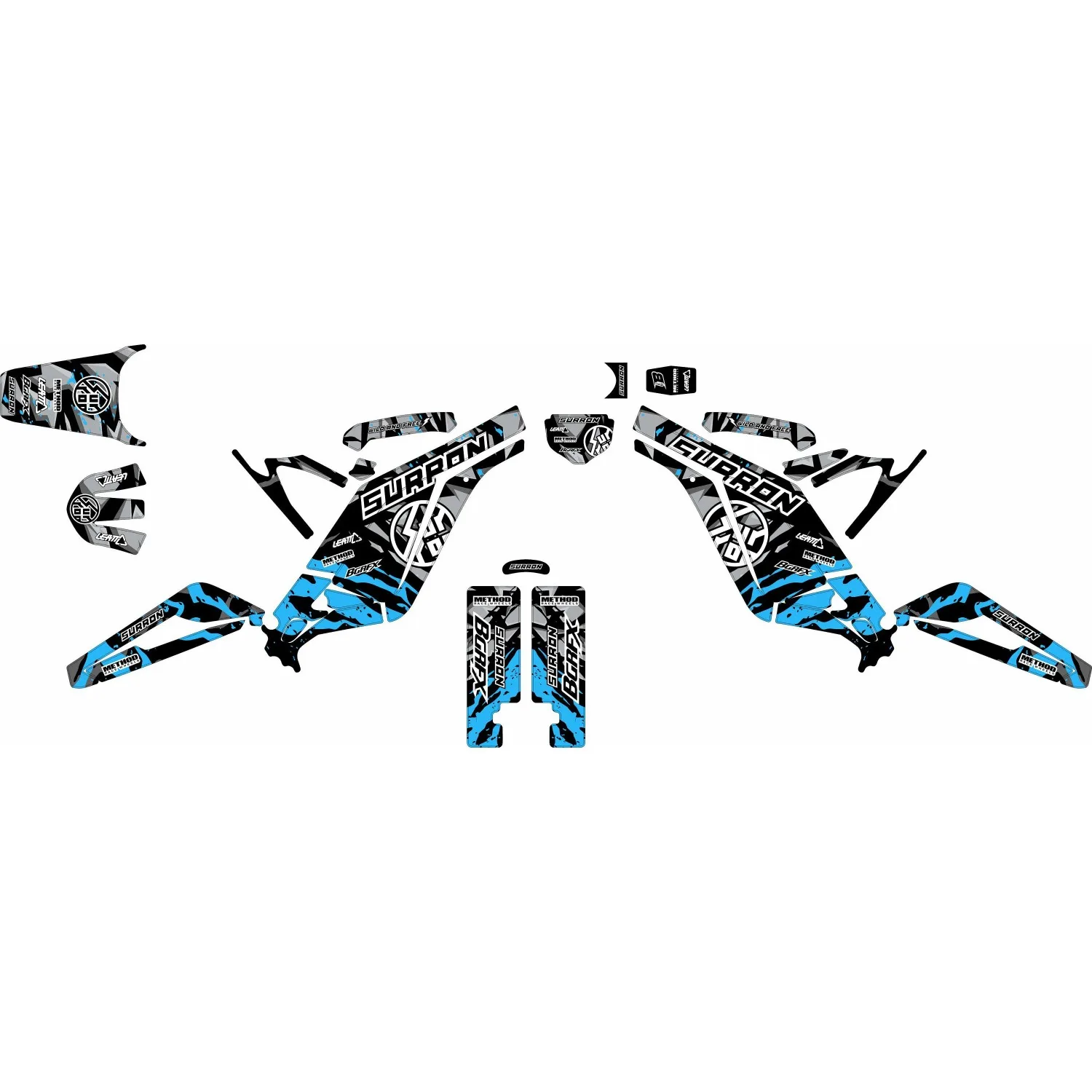 Motorcycle Body Fairing Sticker Decal Protective  eBike eMoto Full Graphic Kit For Surron Light Bee X  Design -57