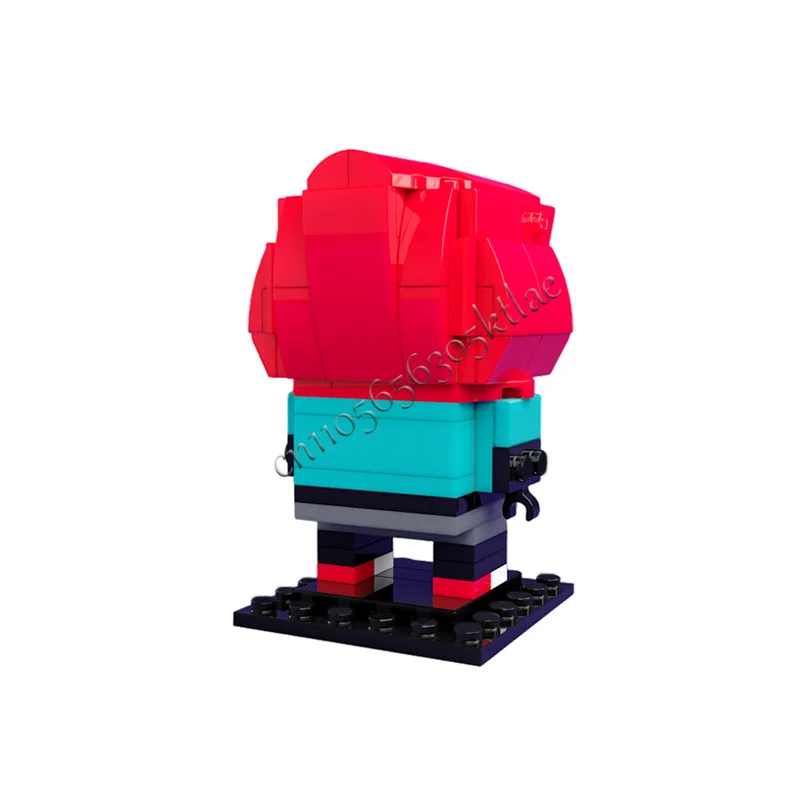 Novo 135 peças capuz vermelho brickheadz modular personalizado blocos de construção modelo crianças conjunto montagem exibição brinquedo popular presentes natal