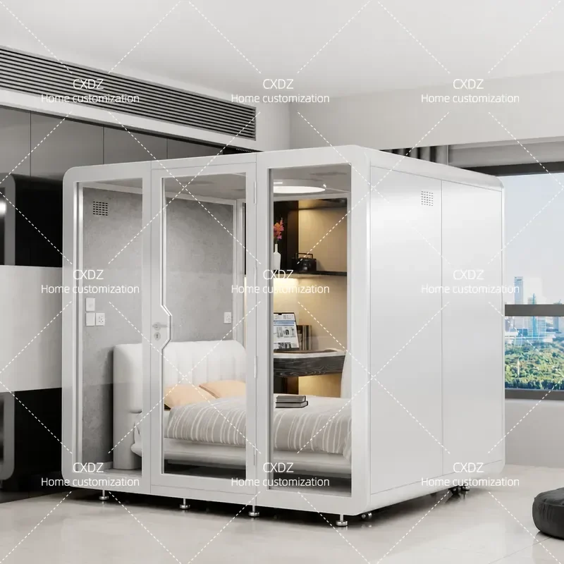 Soundproof Room Household Sleeping Compartment Recording Studio Indoor Piano Set Drum Mute Cabin Live Stream Learning Space