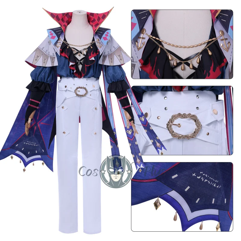 

Wuthering Waves Brant Cosplay Costume Hat Wig Uniforms Halloween Party Role Play Outfit Game Suits