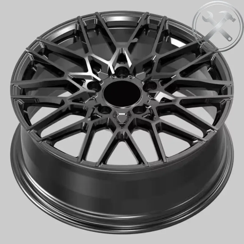 

22x10 Gloss Black Forged Alloy Wheel Rims 5x139.7 New Offroad Modified Auto Wheel Parts