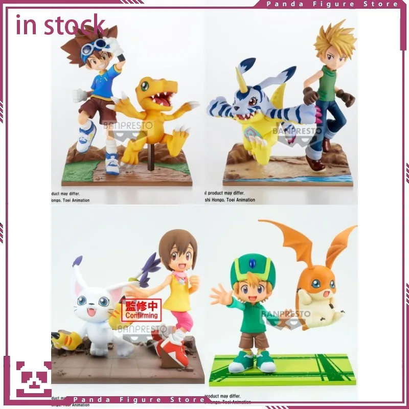 

BANPRESTO DXF Digimon Ishida Yamato Takaishi Takeru Yagami Hikari Yagami Taichi Agumon Gabumon Patamon Tailmon ПВХ Фигурки аниме