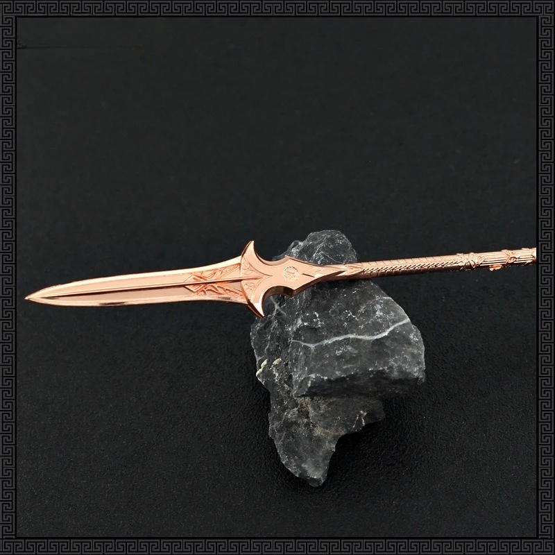 22cm/8.66in God of War Game Peripherals Odin Lance of Eternity Weapon Models Keychain Master Toys katanas Qui Chaos Blade Gifts