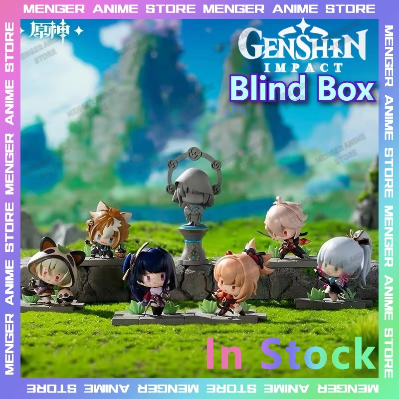 

Official Genshin Impact Blind Box Inazuma Battlefield Elegance Themed Collectible Anime Figure Game Merchandise Desk Decor Gifts