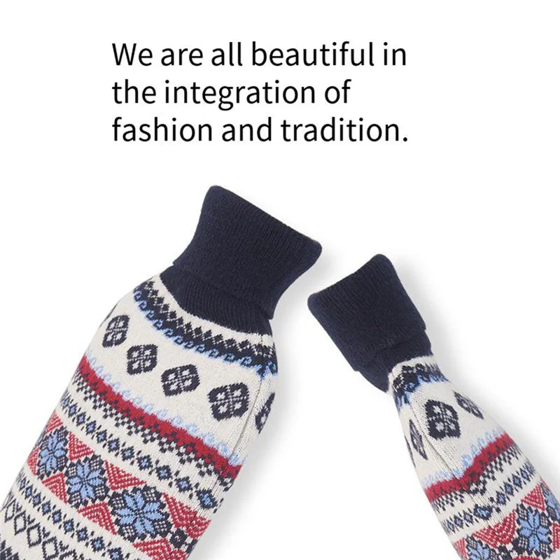 

75STO-бутылки для горячей воды, моющиеся, съемные, большие защитные чехлы для бутылки с горячей водой, сумка для горячей воды из кораллового флиса