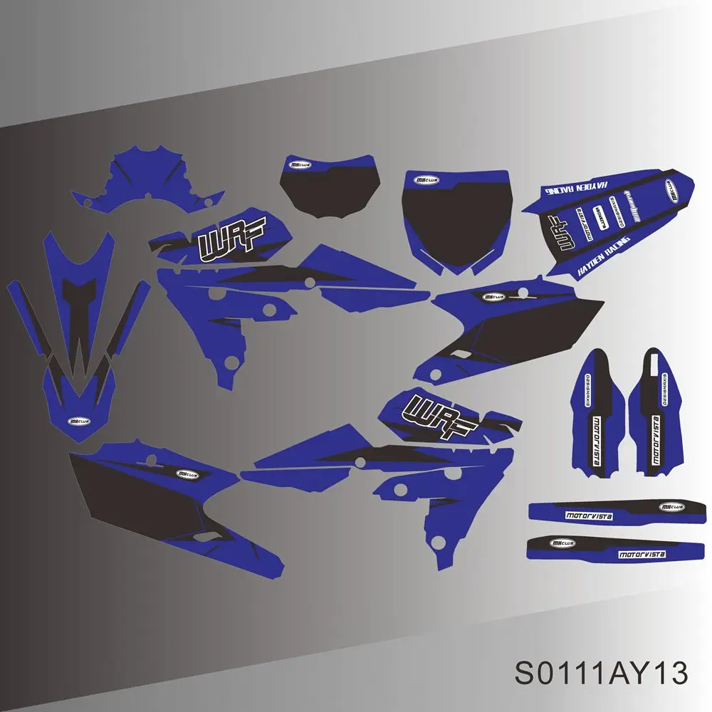 For Yamaha WR250F WRF250 2015 2016 2017 2018 2019 WR450F WRF450 2016 2017 2018 Graphics Decals Stickers Background