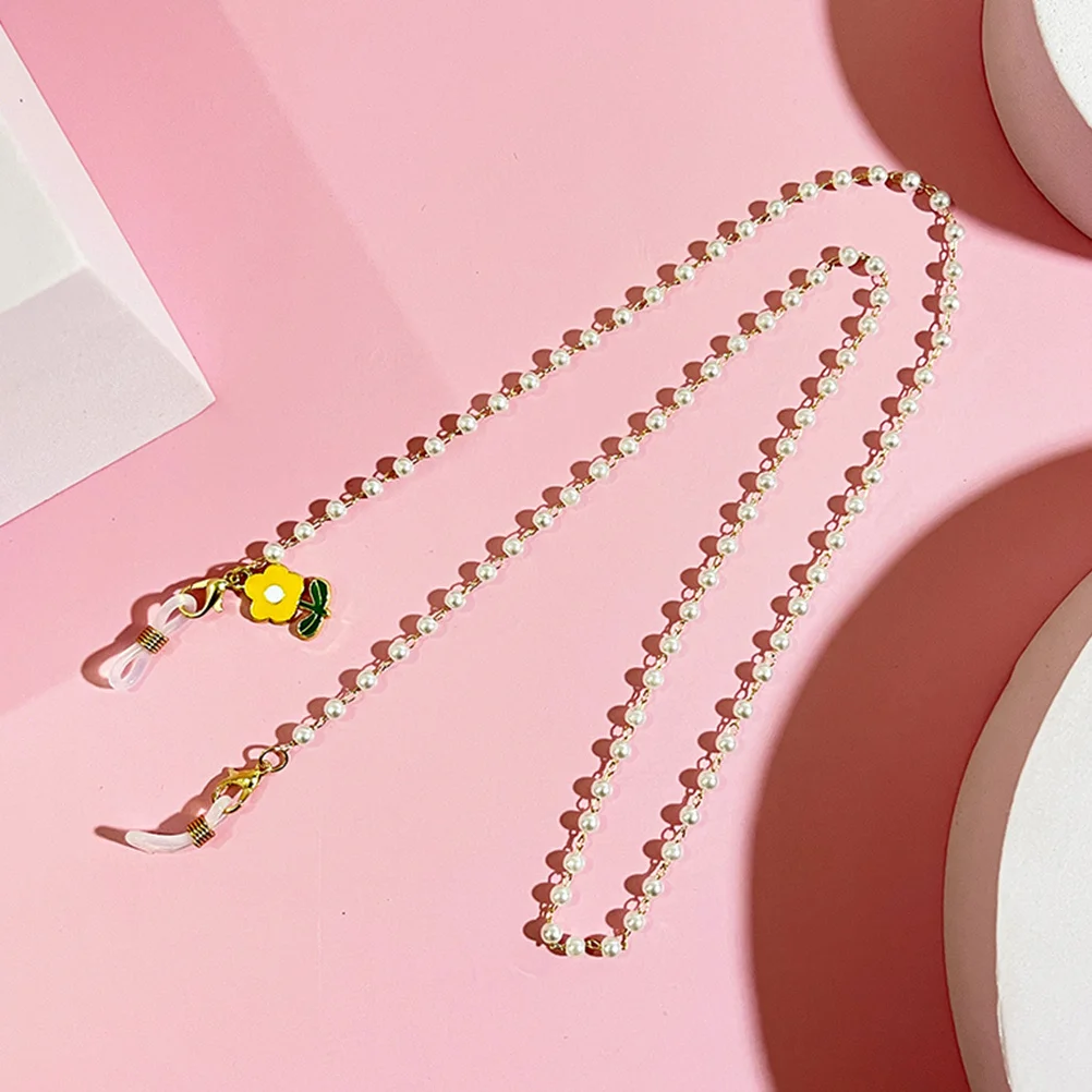 

Glasses Chain Fashionable Eyewear Retainer Sunglasses Cord Holder Mask Strap Chic Accessory for Office School Travel