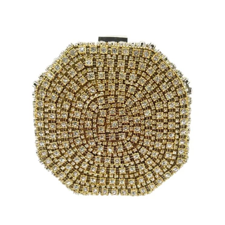 Versatile Style Gold Diamond Dinner Bag Fashion Party Banquet Dress Portable Evening Bag Borsa Luxury Donna Sac De Luxe Original