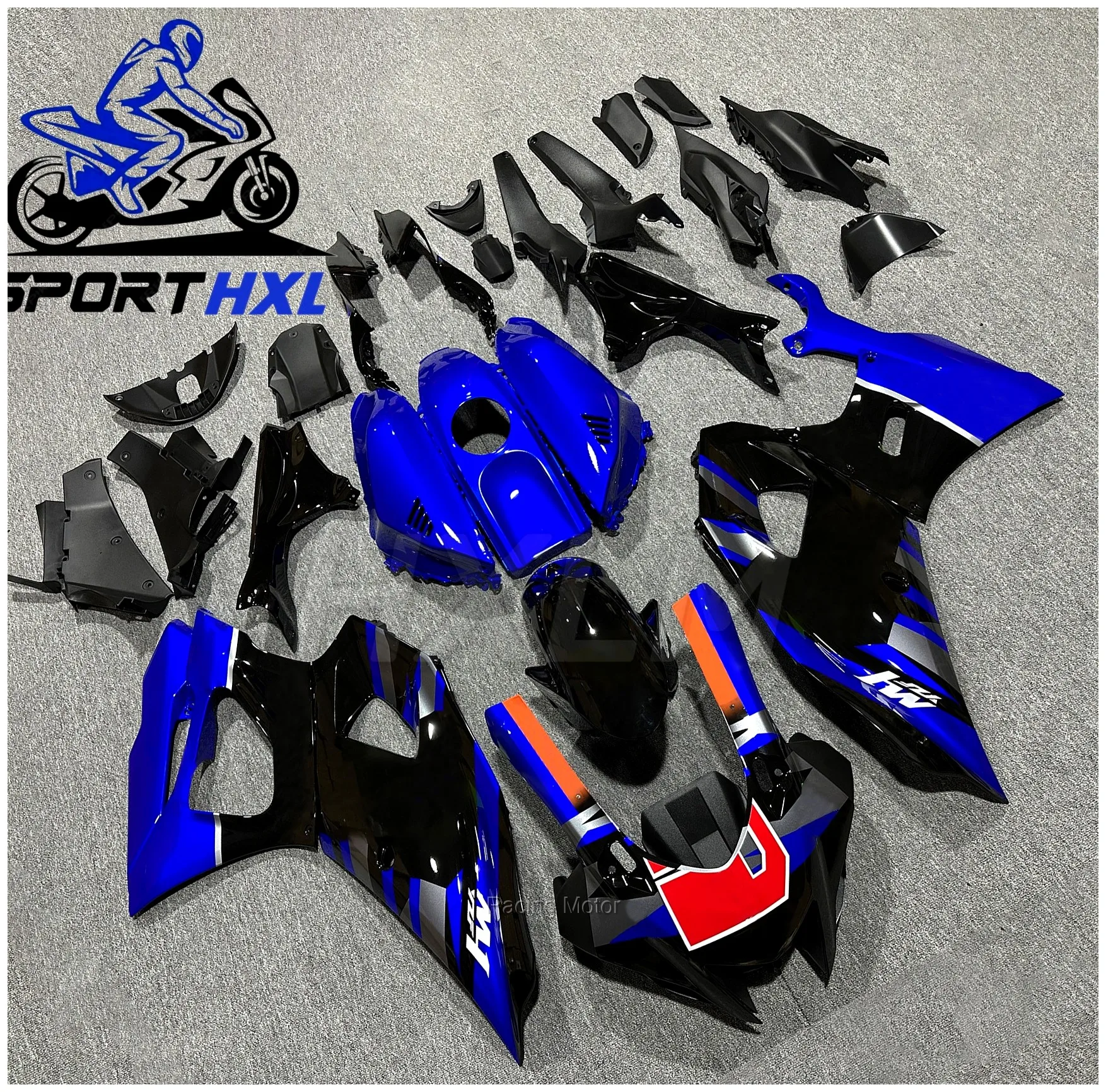Motorcycle Fairing Body Kit - Motorcycle Full Fairing Kit For Yamaha YZF-R7 2021-2023 2024-2025 Bodywork Fairing Custom ABS Plas