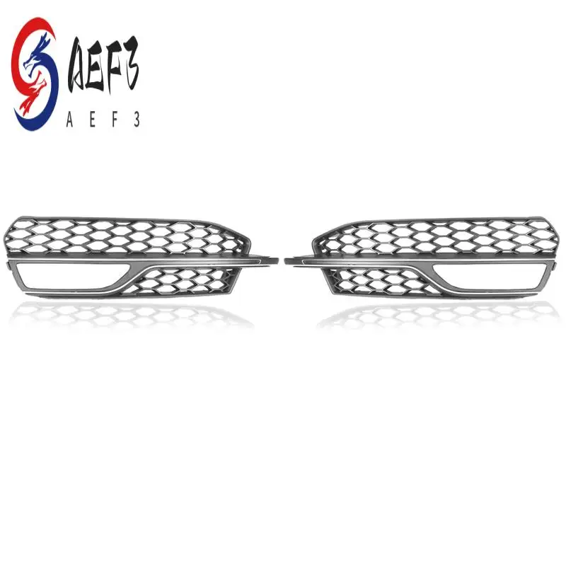 

AEF3-1Pair Replacement Parts Fit For A3 S Line 2013-2016 S3 Car Fog Light Cover Lower Bumper Grill Grilles