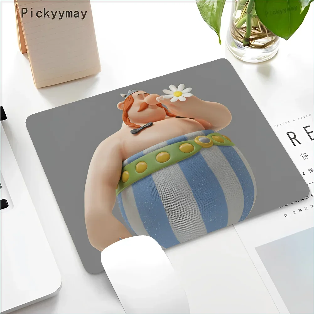 A-Asterix O-Obelix Animation Office Computer Desk Mat Table Keyboard Big Mouse Pad Laptop Cushion Non-slip Padmouse Desk Mats