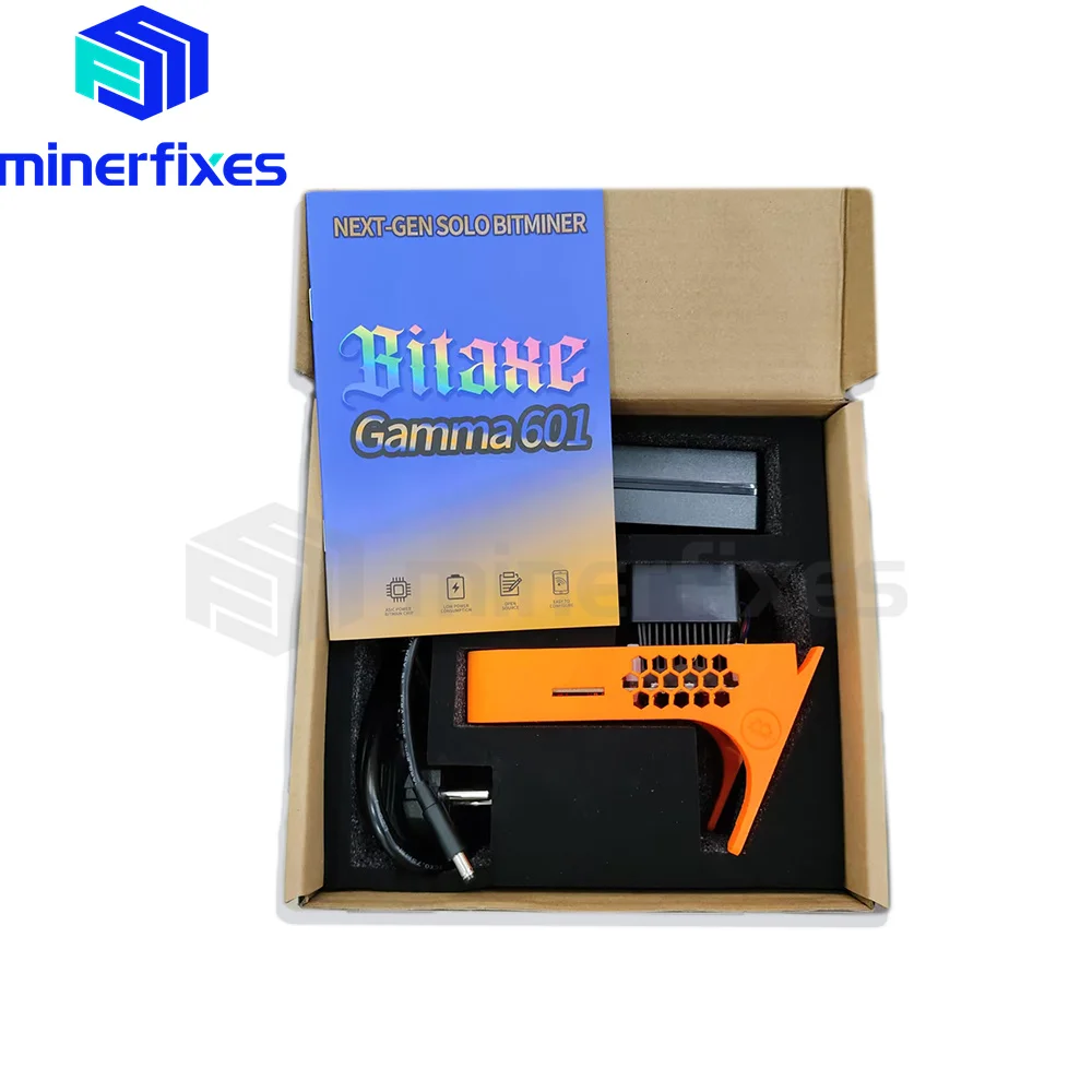 عمال مناجم BTC الأصلية Bitaxe Gamma 601 1.2TH/S BM1370 من Antminer S21 Solo Bitcoin Miners مع EU PSU Crypto Miner للاستخدام المنزلي #4