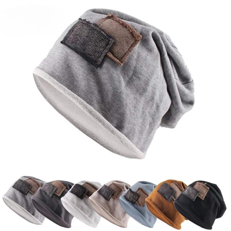 

Fashion Beanies Skullies Adult Unisex Soft Spring Autumn Hat For Women Stickers Hats Casual Outdoor Brand Sport Bonnet