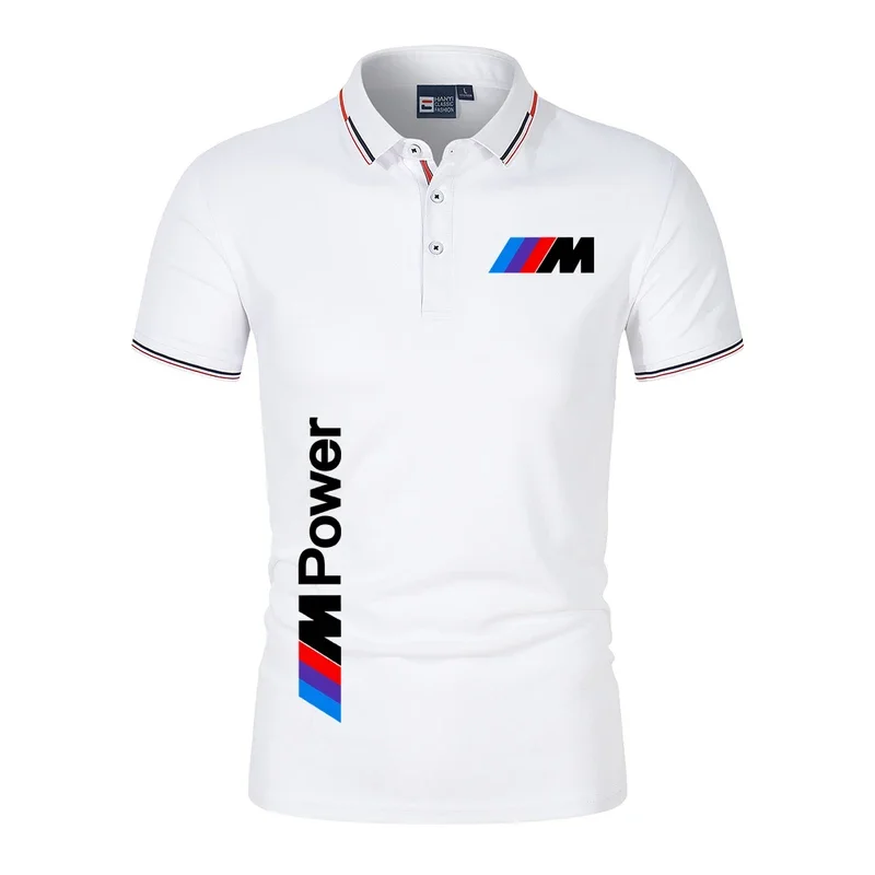 Motorcycle Racing Men Shirt Summer Short Sleeve Male Polos-shirt 2025 New Casual Clothes Tops