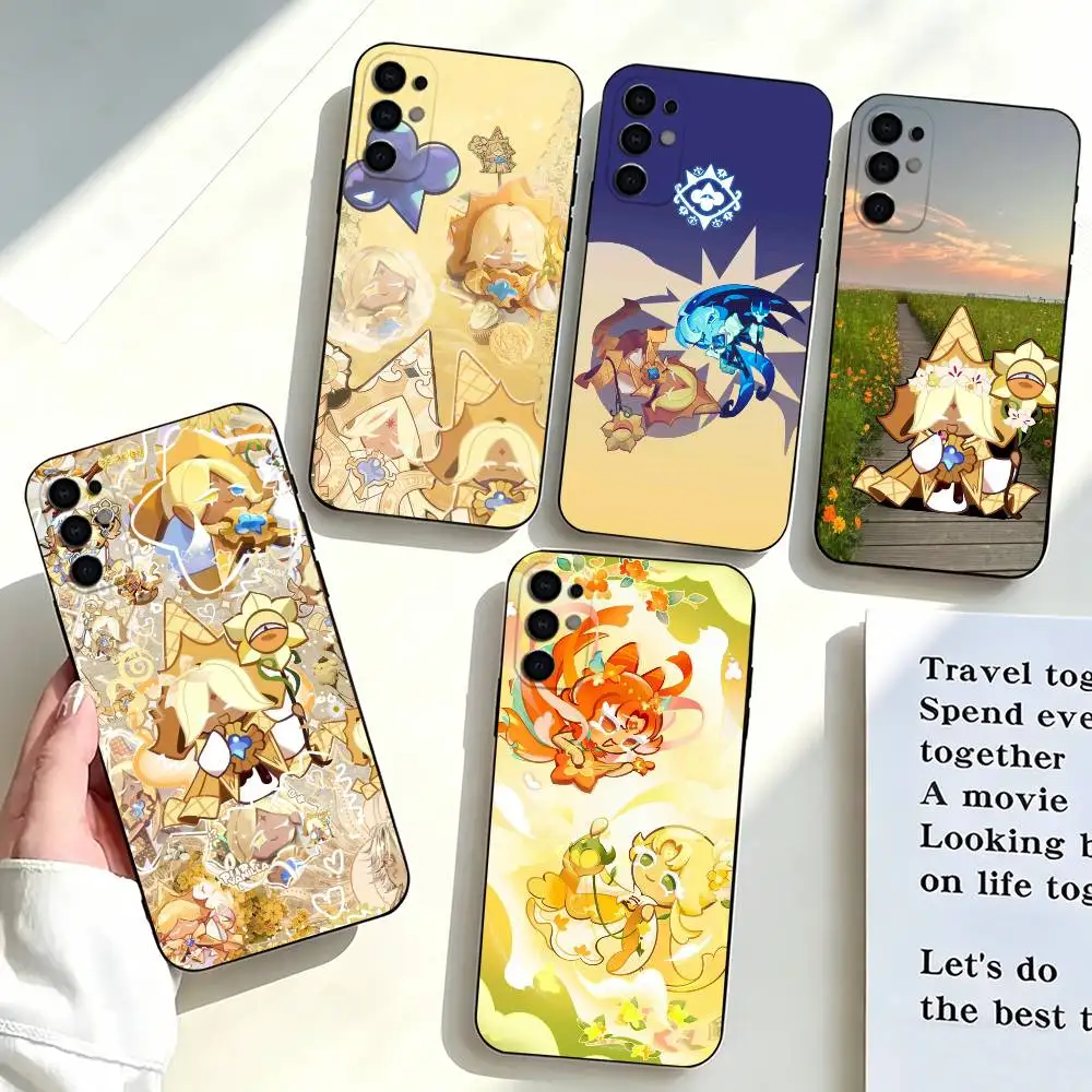 Cookie Run K-KingdomSs  Phone Case For Samsung S25,S24,S21,S22,S23,S30,Ultra,S20,Plus,Fe,Lite,Note,10,Black Cover