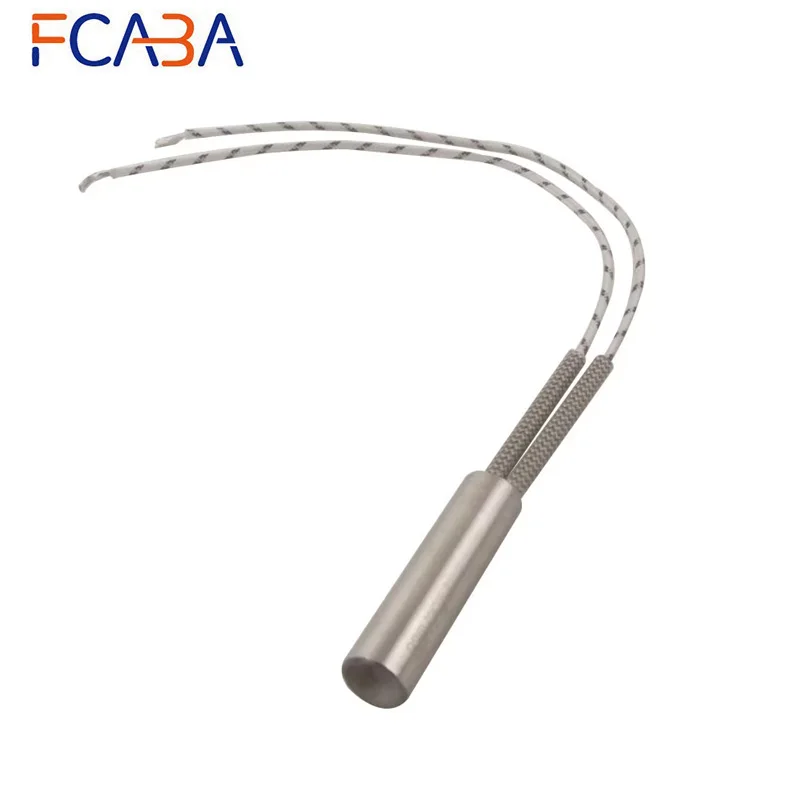 FCABA High-density 6x50mm 110V/220V/380V 120W Cartridge Mold Heating Element 316SUS Single-End Heater Tube