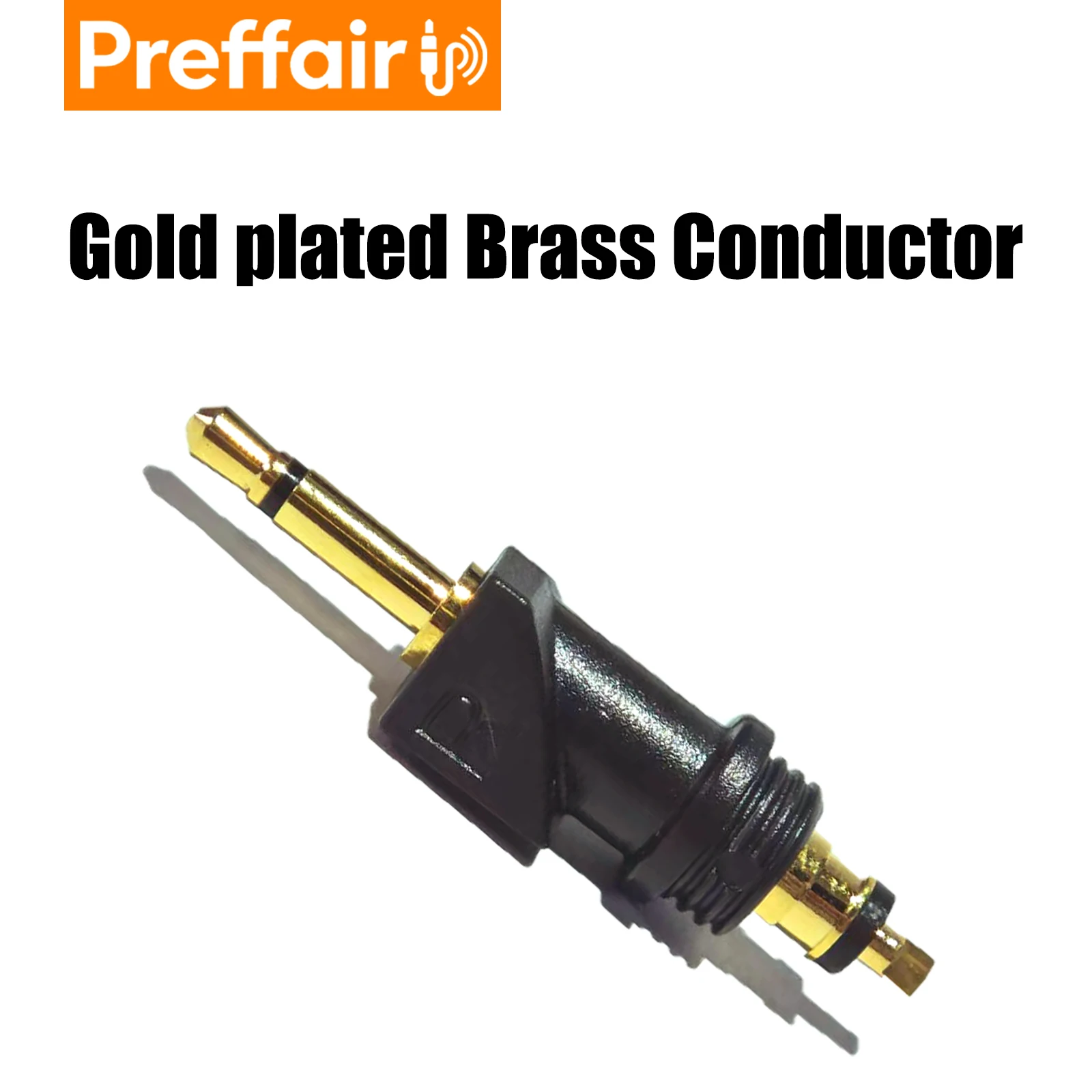 Preffair 1Pair Hi-End Earphone Pin Male Plug DIY for Abyss Diana v2 phi TC X1226lite Headphone