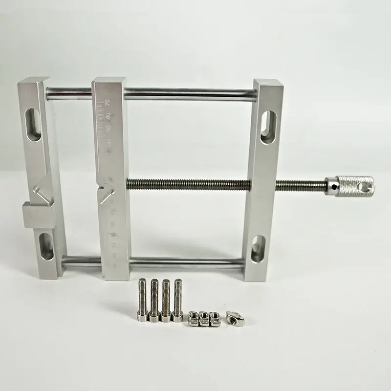 New LY CNC Parallel-Jaw Vice Plain Vise QGG Aluminum Alloy Flat Tongs Vice For CNC Engraving Milling And Carving Machine - Image 3