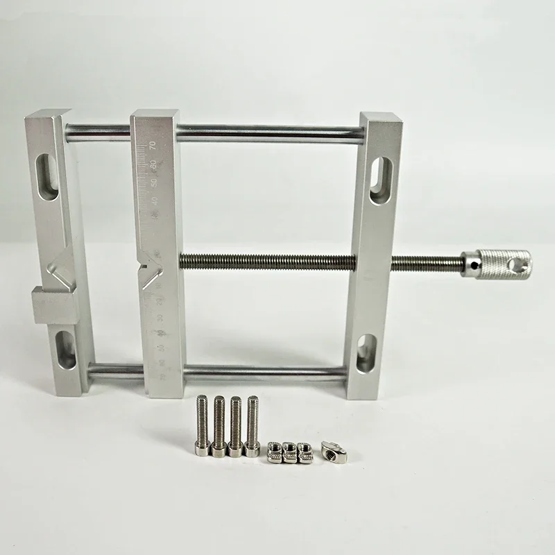 Imagem -03 - Cnc Torno de Mandíbula Paralela Torno Liso Qgg Liga de Alumínio Pinças Planas Vice para Cnc Gravura Fresadora e Escultura Máquina Novo ly