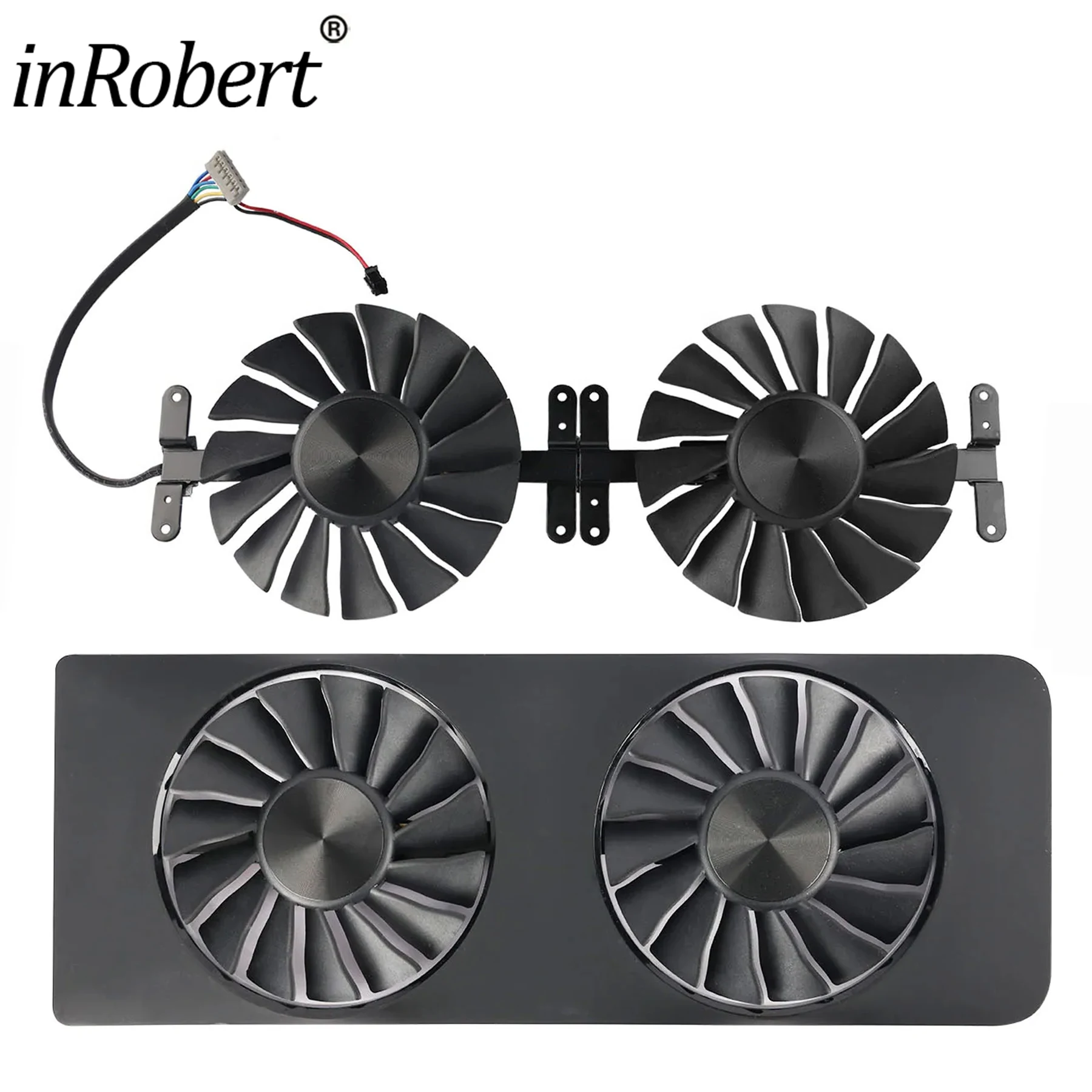 

85MM FY09013M12LPA 6Pin DC 12V 0.40A Video Card Fan For Intel ARC A750 Graphics Card Cooling Fan