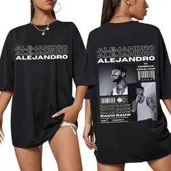Rauw Alejandro Album Todo De Ti T Shirt Men Women Clothes Fashion Vintage Tee Shirt Cotton Casual Oversized T-Shirts Streetwear