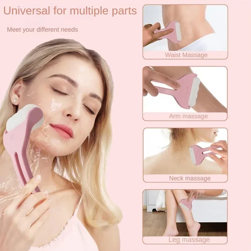 Crioterapia Ice Roller Massager, Anti Puffiness, Alívio da dor, Ferramentas de beleza para apertar os poros, Branquear a pele, Lifting Facial, Novo