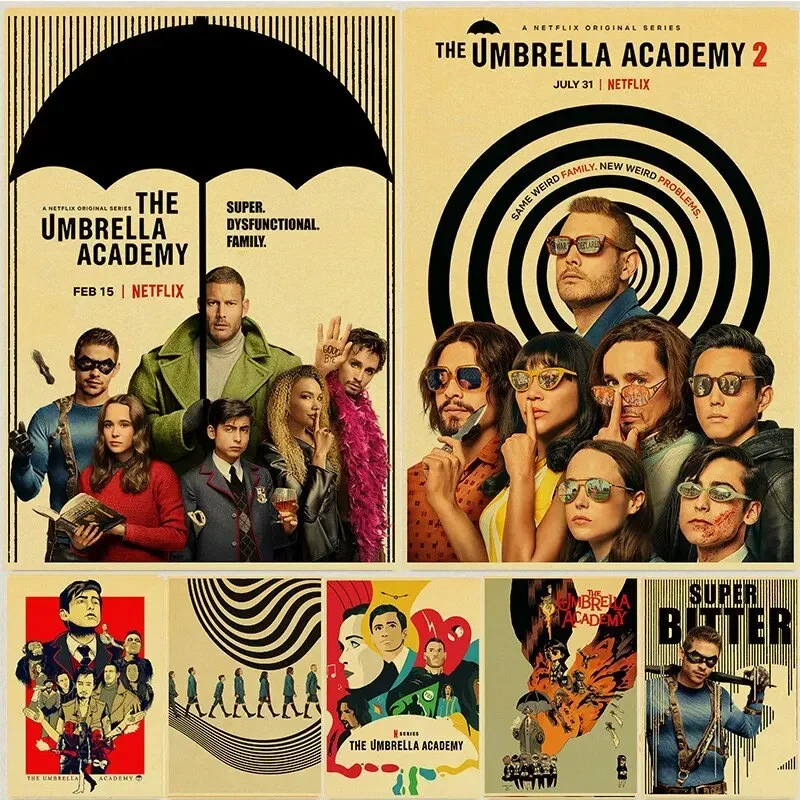 The Umbrella Academy MoviePosters Canvas Wall Art Painting Poster Home Decor For Living Room Bedroom