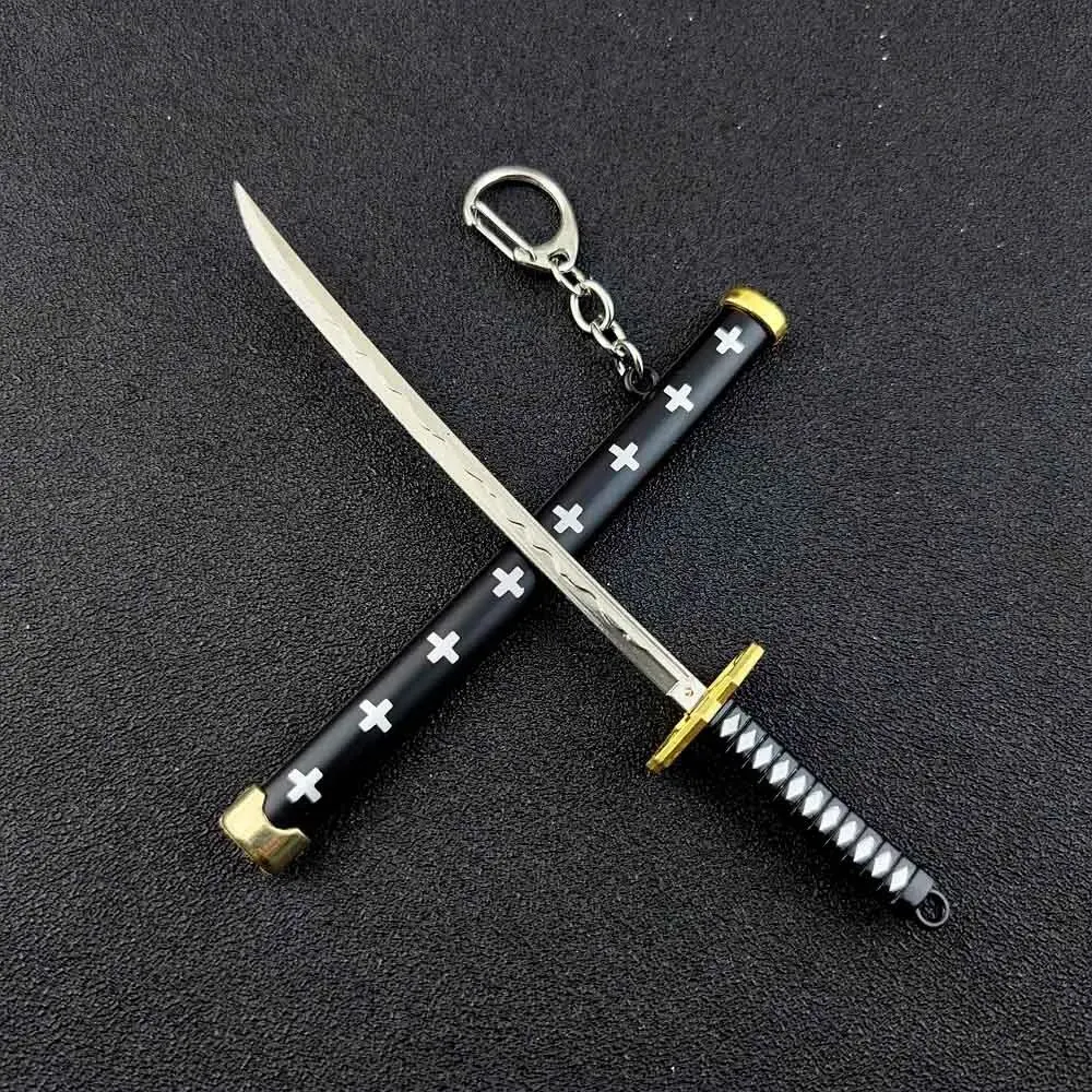 ミニ ロロノア・ゾロ サムライソード キーホルダー アニメ鞘キーリング 